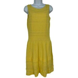Lauren Ralph Lauren Women's Lined Sleeveless Round Neck Sweater Dress Size M